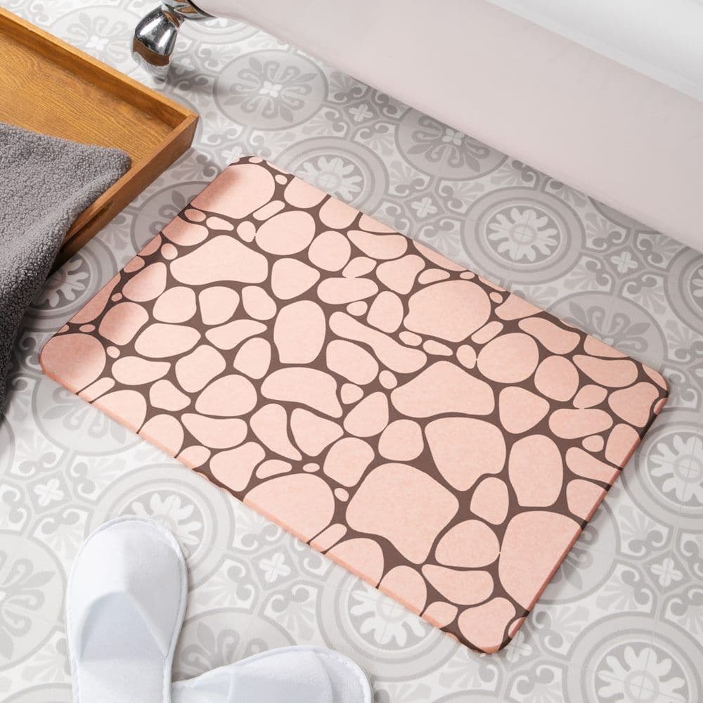 Pebbles Stone Non Slip Bath Mat