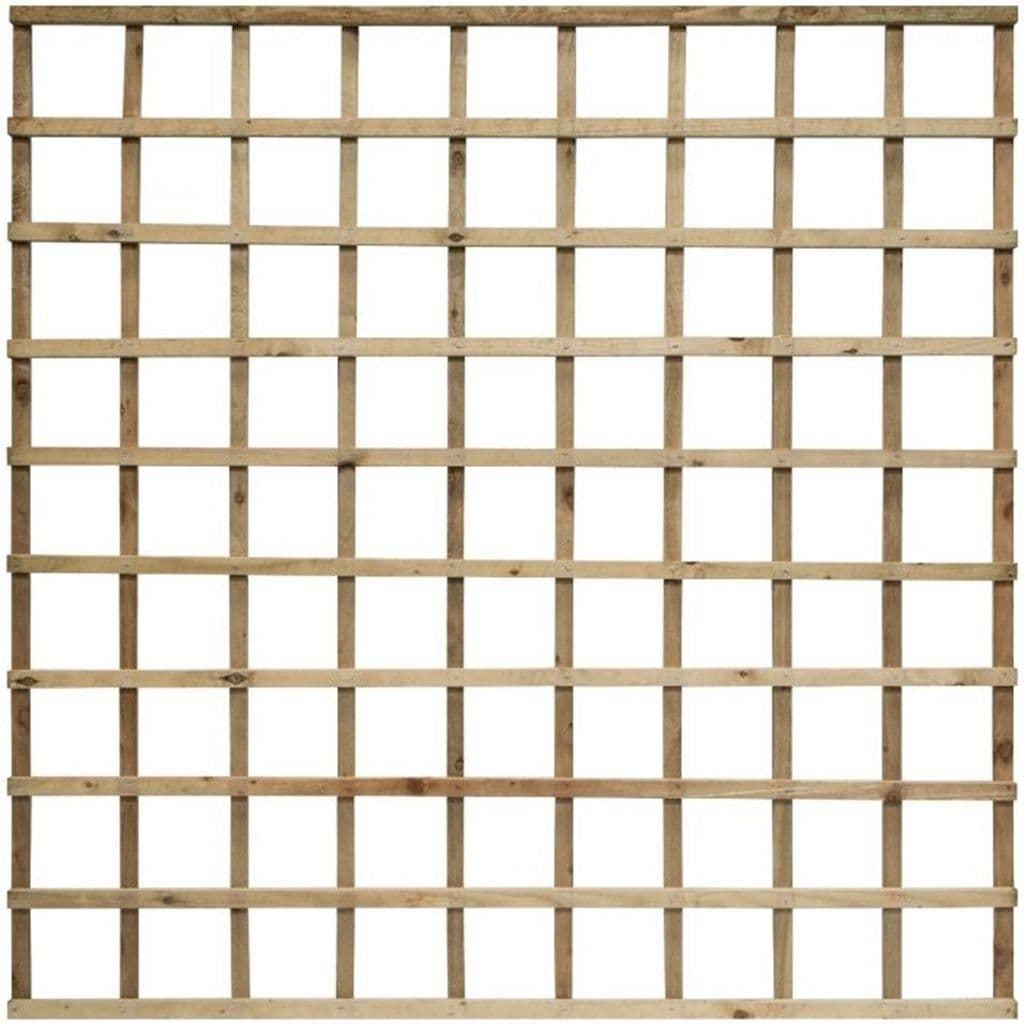 PACK 3 6 x 6 Heavy Duty Trellis Panel Pressure Treated