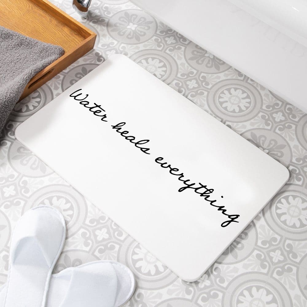 Water Heals Everything Non Slip Bath Mat