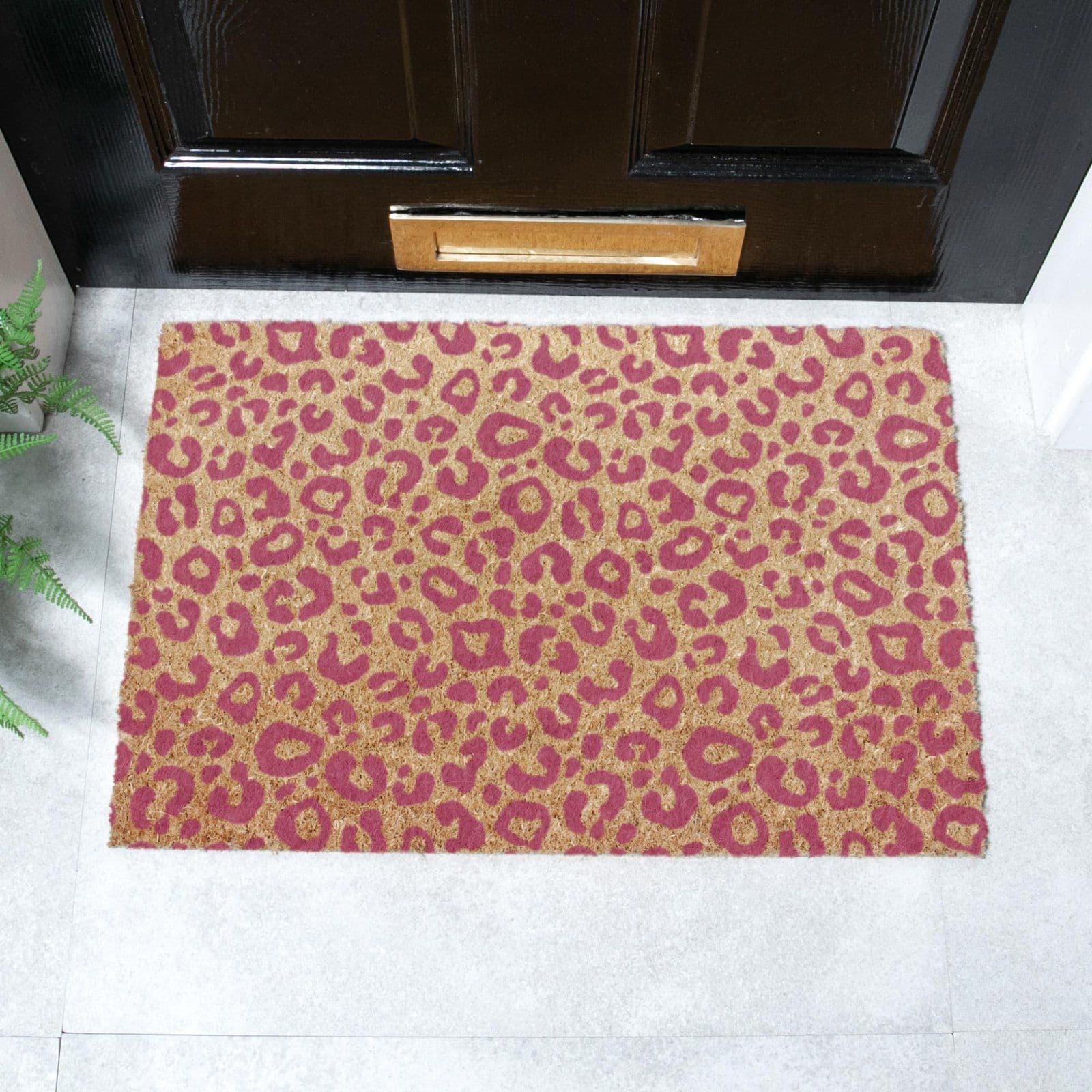 Leopard Print Doormat