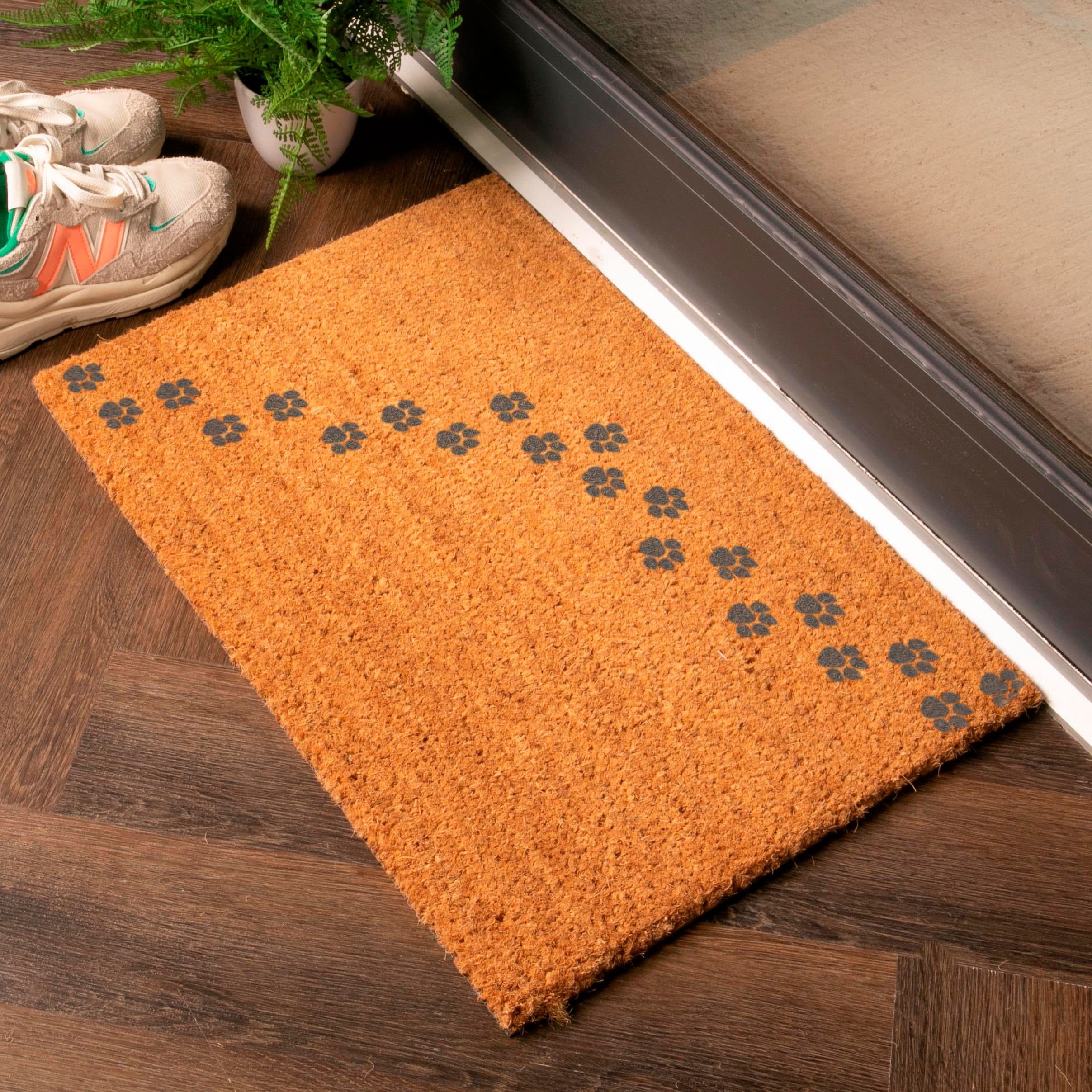 Repeat Paw Prints Doormat