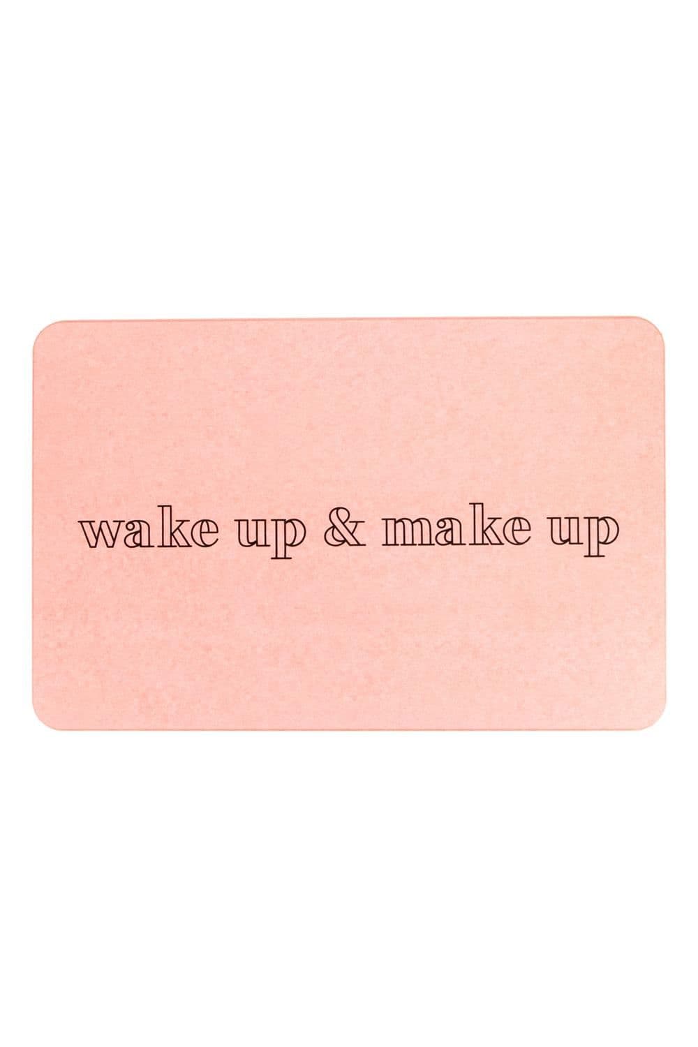 Wake Up & Make Up Stone Non Slip Bath Mat