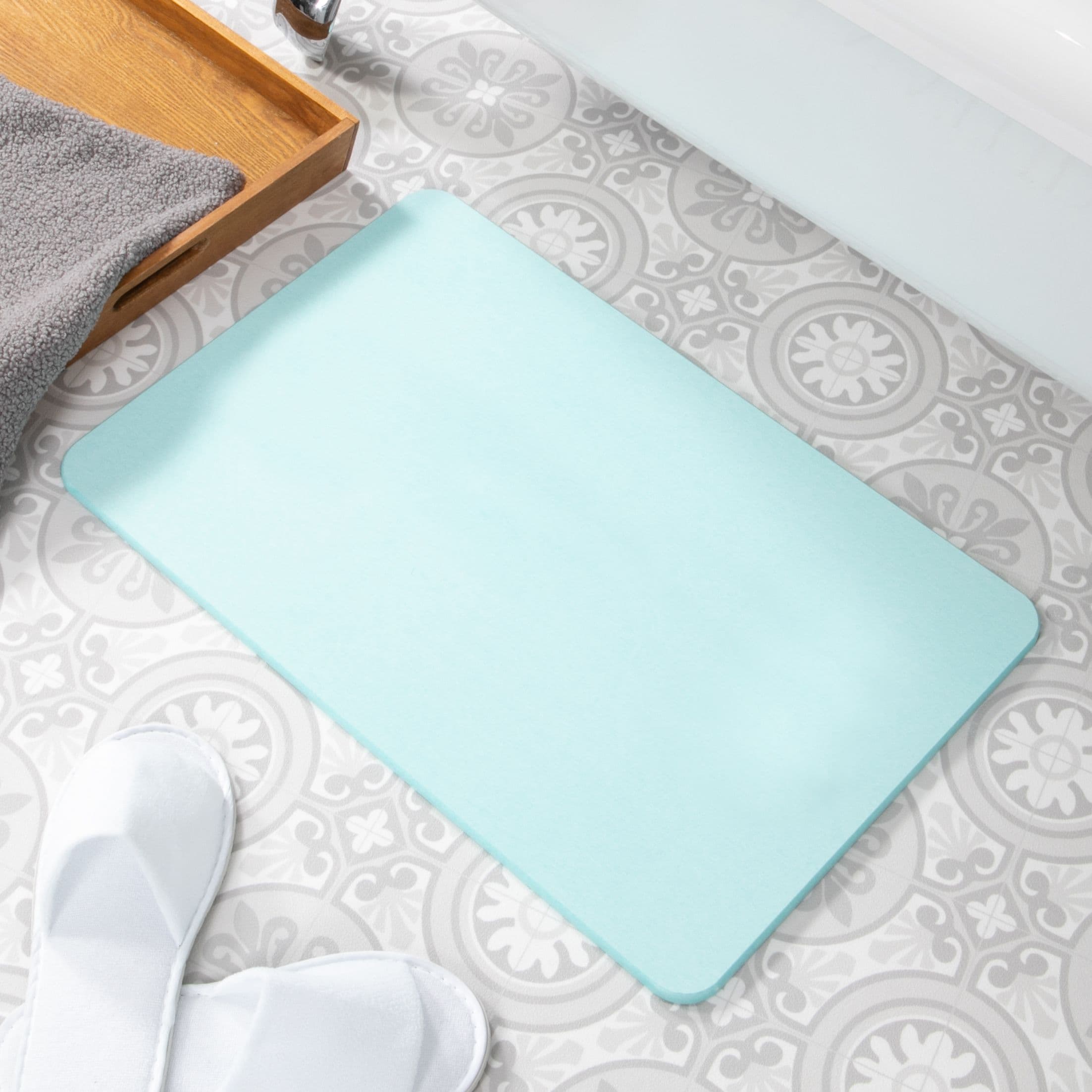 Stone Non Slip Bath Mat