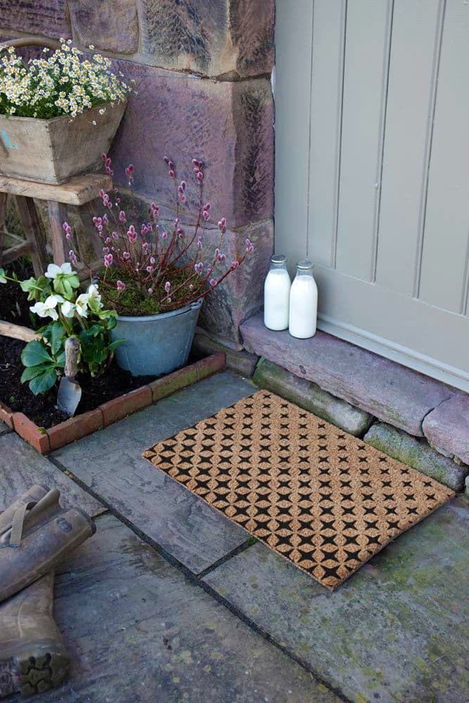 Repeat Fading Stars Pattern Doormat