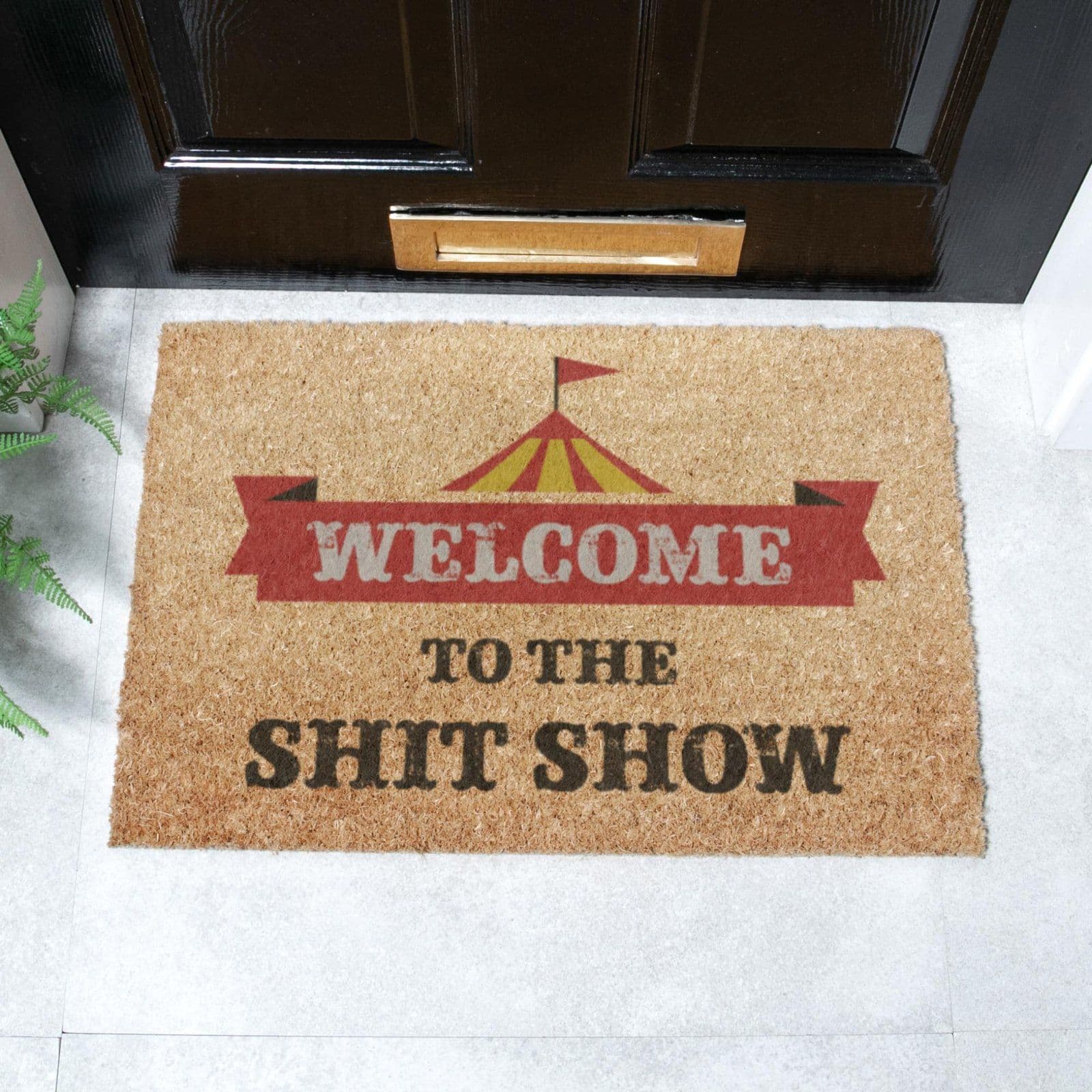 Welcome To Shit Show Doormat