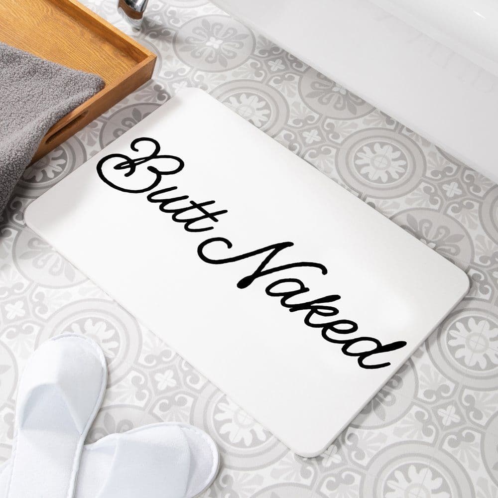 Butt Naked Non Slip Bath Mat