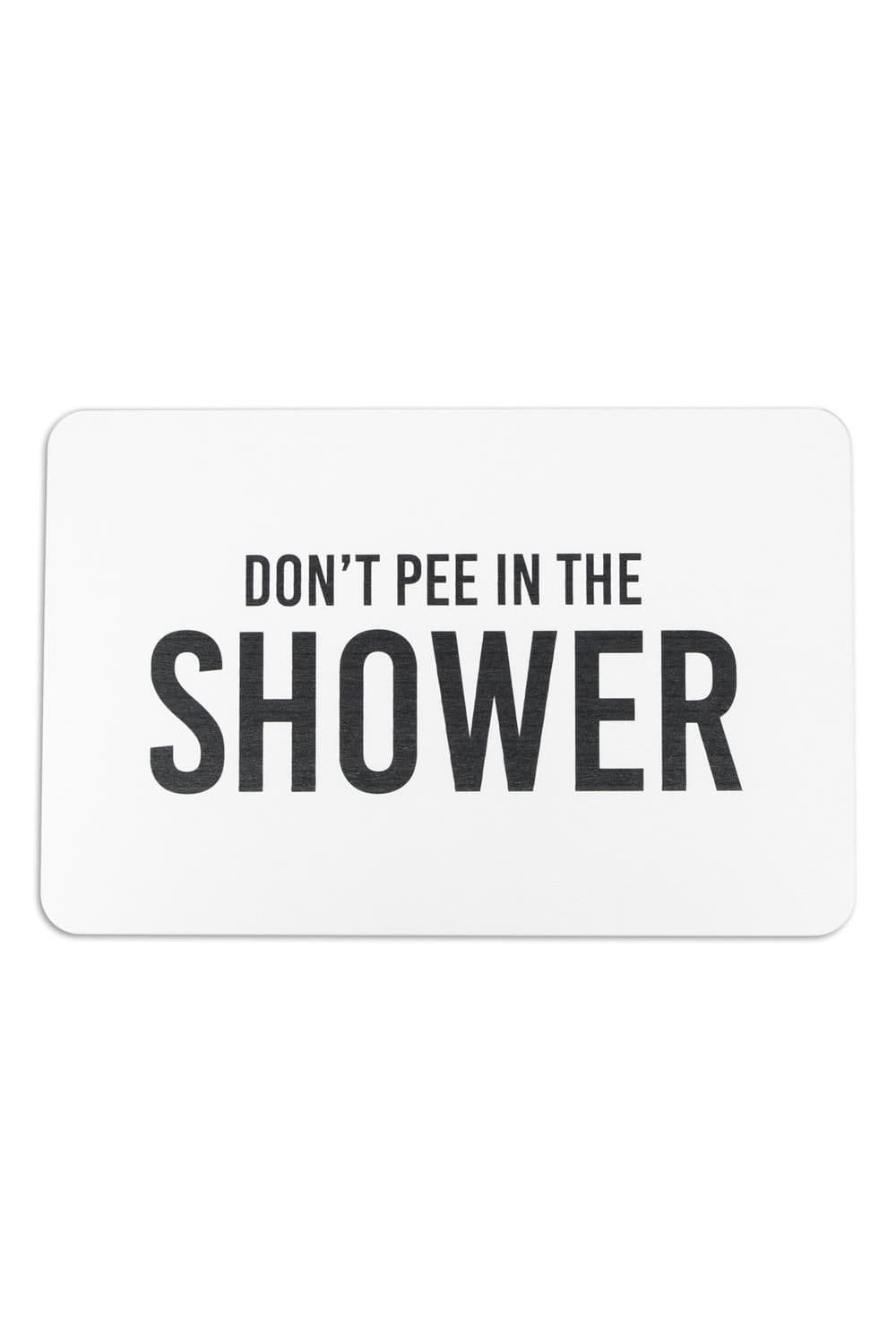 Dont Pee Shower Stone Non Slip Bath Mat