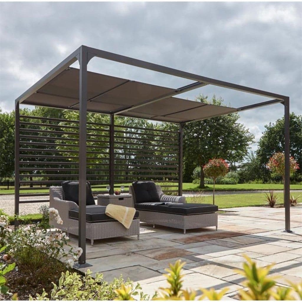 3m x 3m Deluxe Aluminium Canopy Sliding Shade Panels
