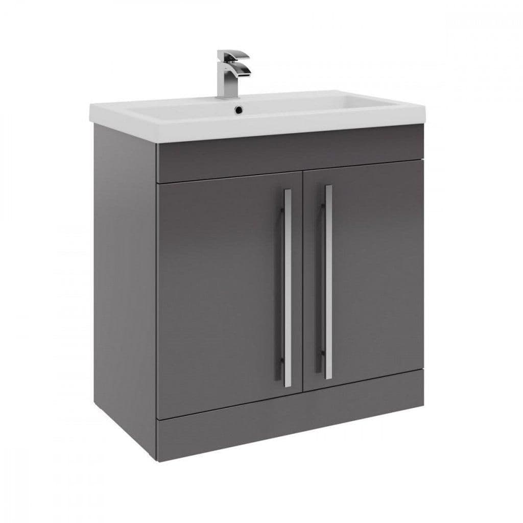 Gloss2 DoorStanding Unit Ceramic Basin 80cm Wide