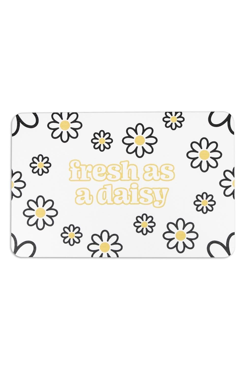 Fresh As Daisy Stone Non Slip Bath Mat