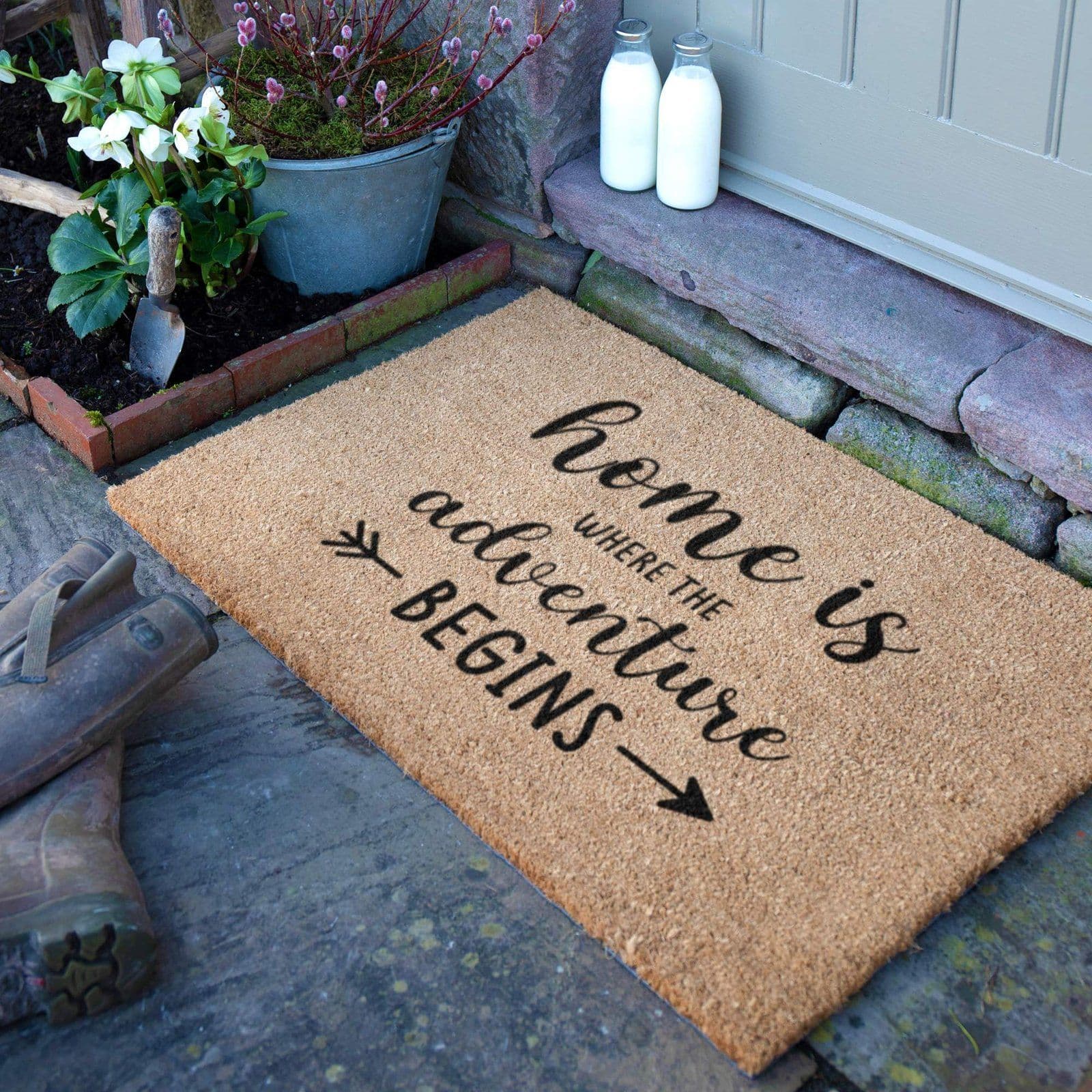 Home Is Where Adventure Begins Doormat