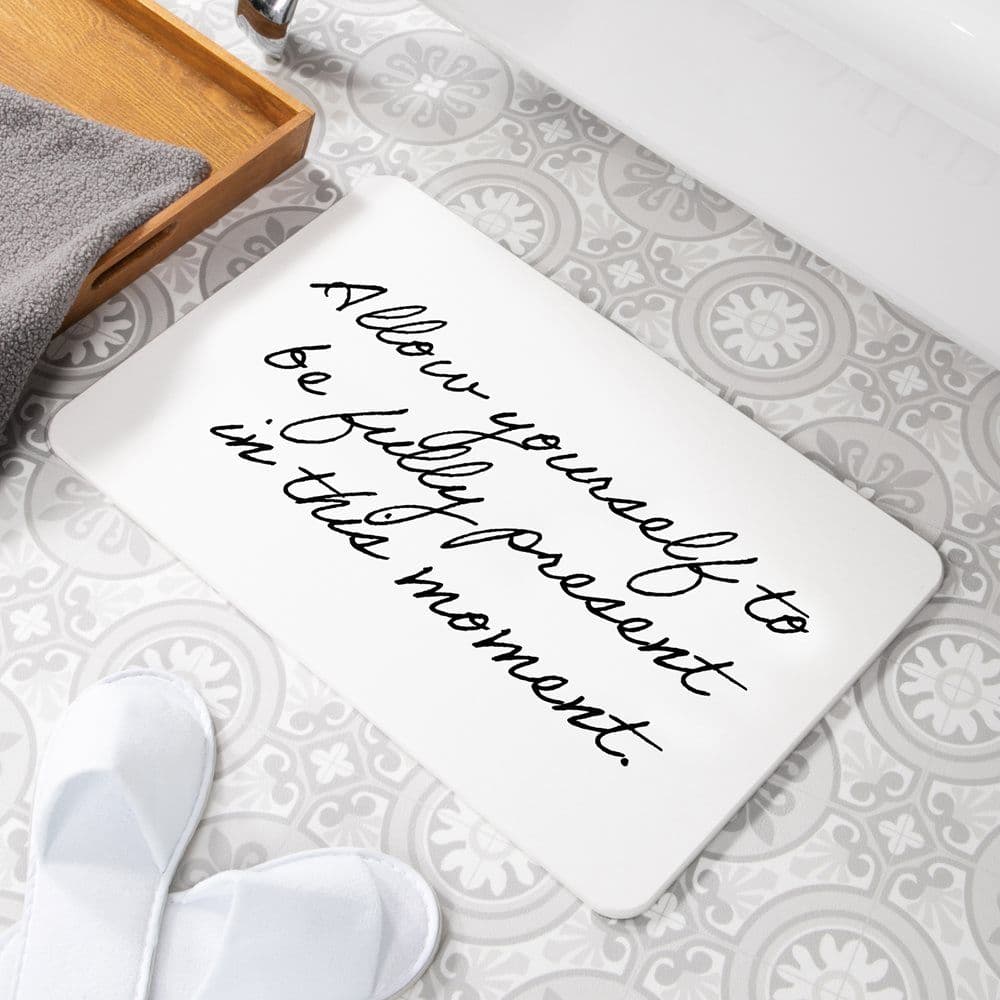 Be Present Non Slip Bath Mat