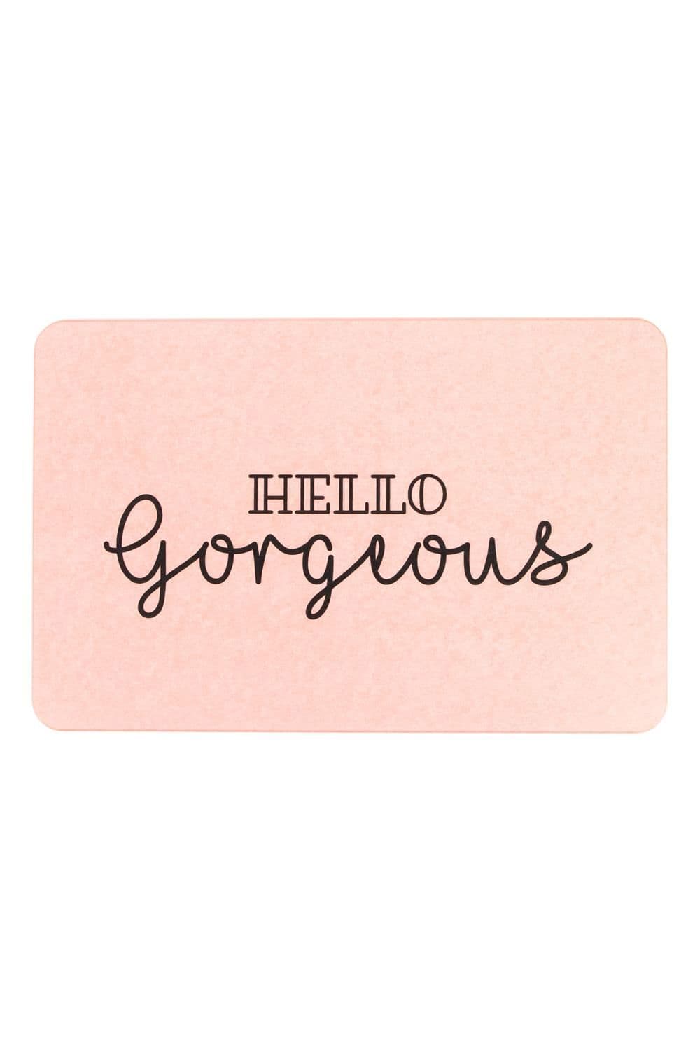 Hello Gorgeous Stone Non Slip Bath Mat