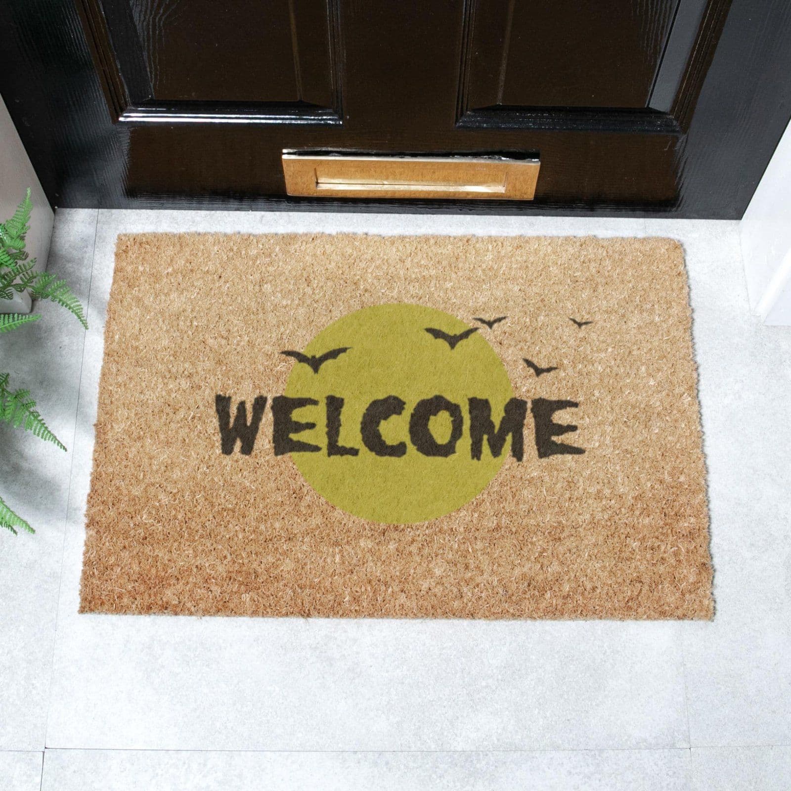 Halloween Welcome Bats Doormat