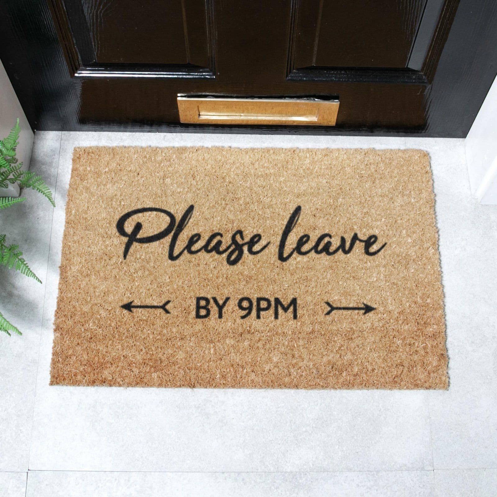 Please leave 9pm Doormat