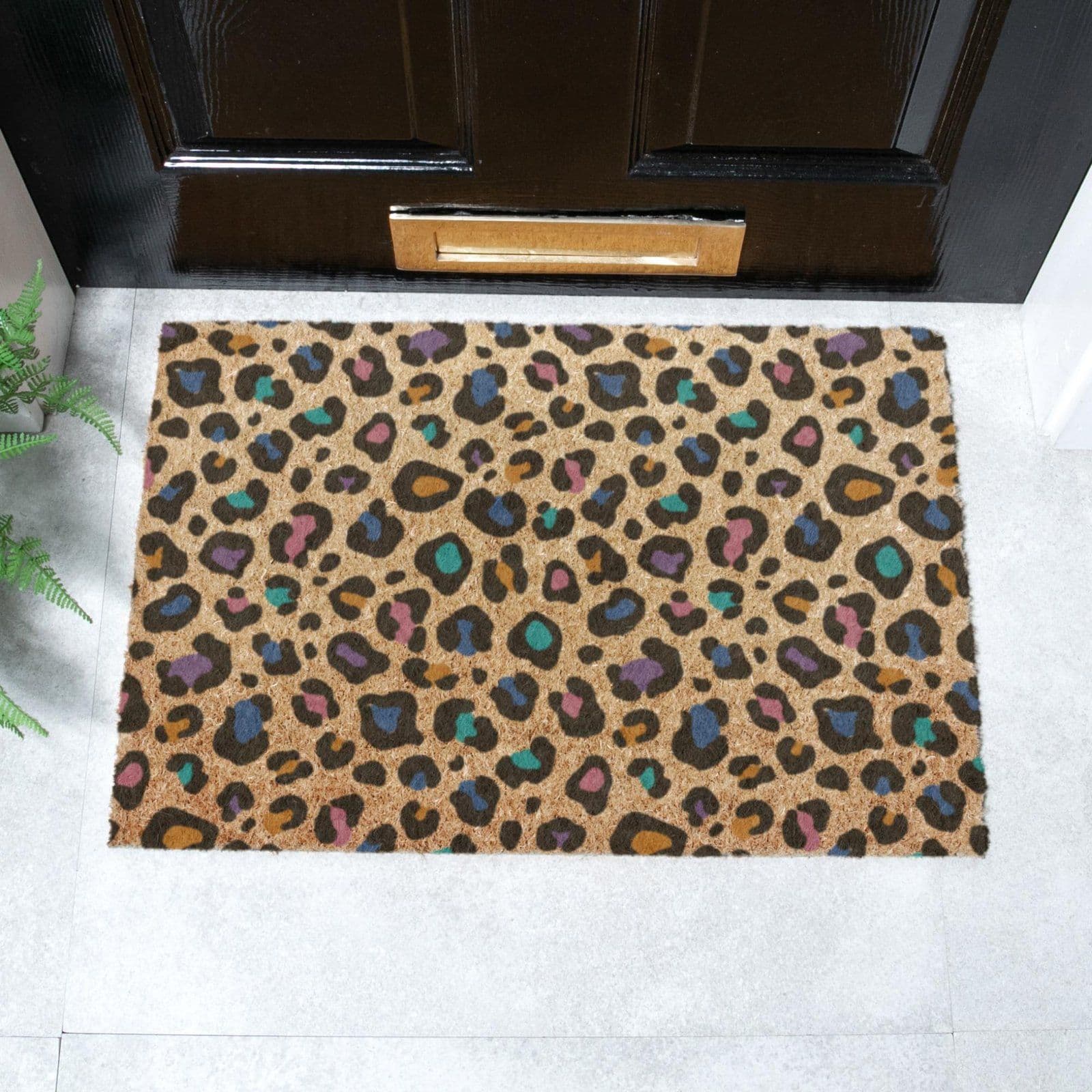 Leopard Print Doormat