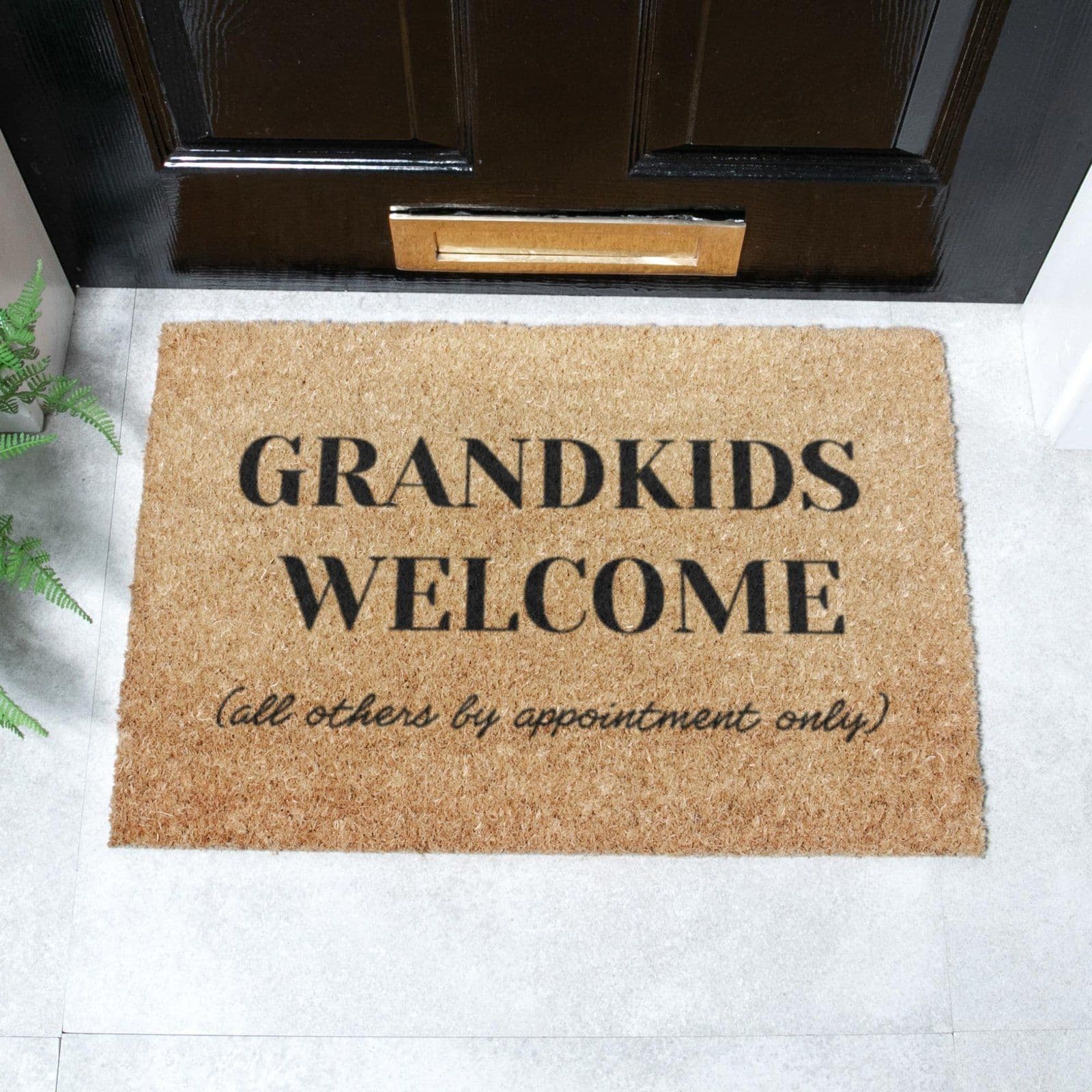 Grandkids Welcome Doormat