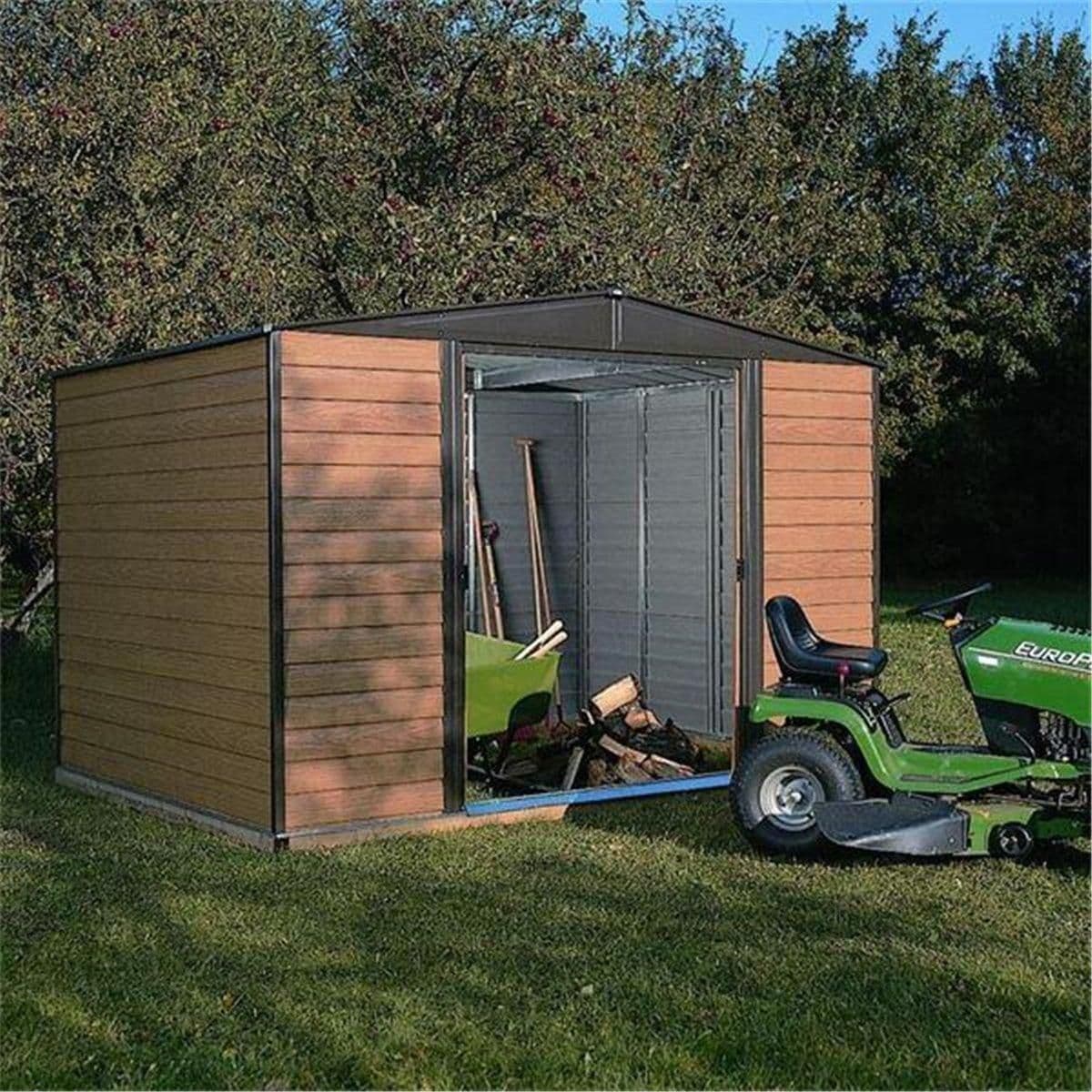10 x 8 Deluxe Woodvale Metal Shed