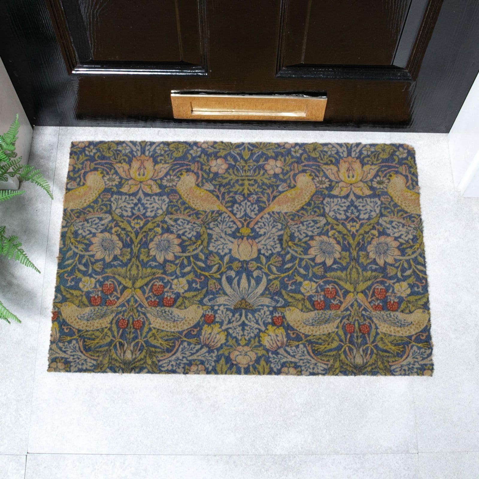 Strawberry Thief William Morris Doormat