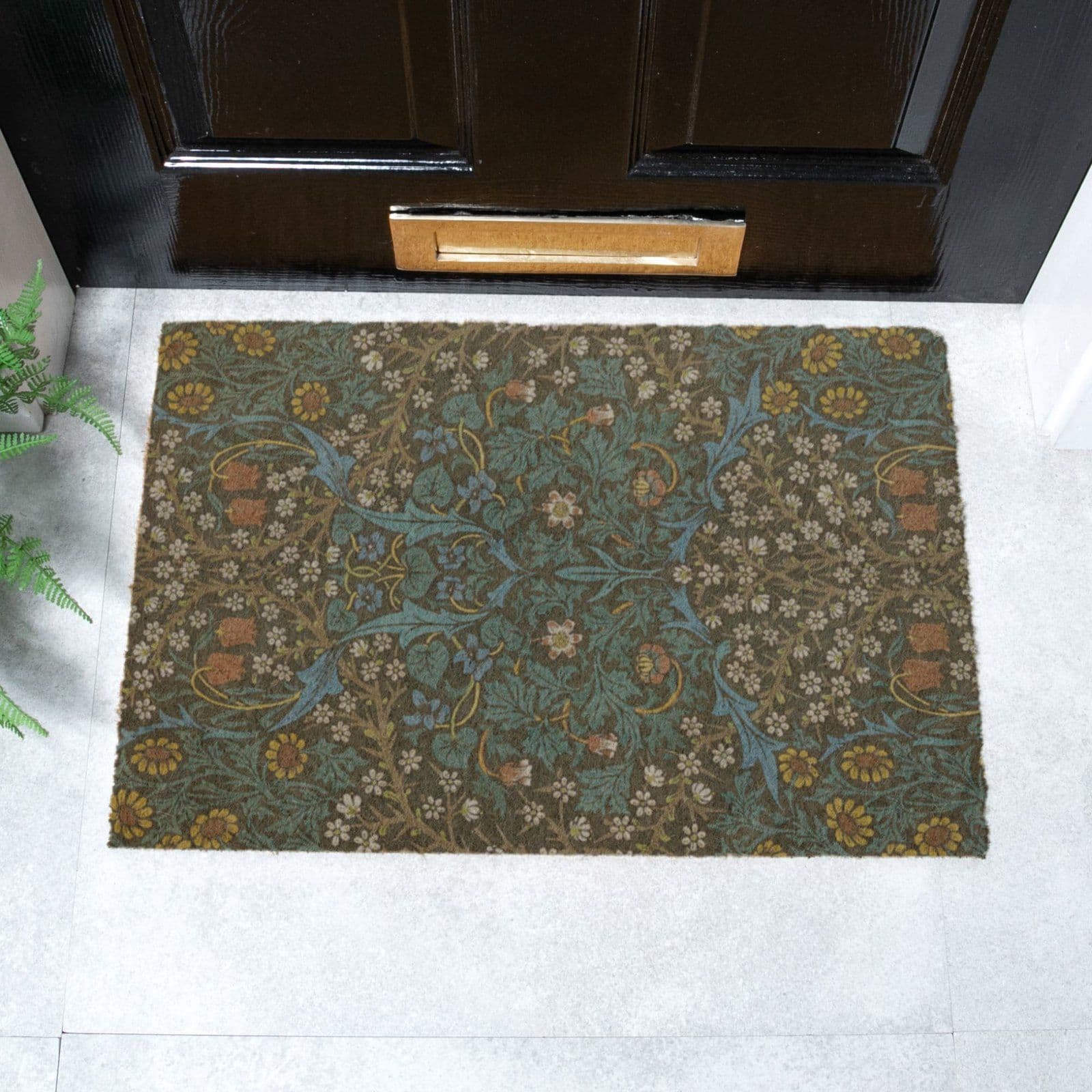 William Morris Tulips Doormat