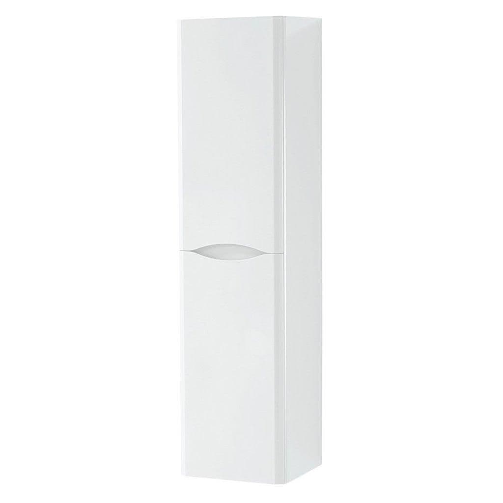 GlossWall Hung 2 Door Tall Storage Unit 35cm Wide x 33cm Deep