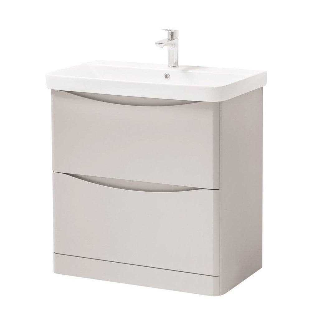 CashmereBathroom Standing 2 Drawer Unit Basin 80cm Wide