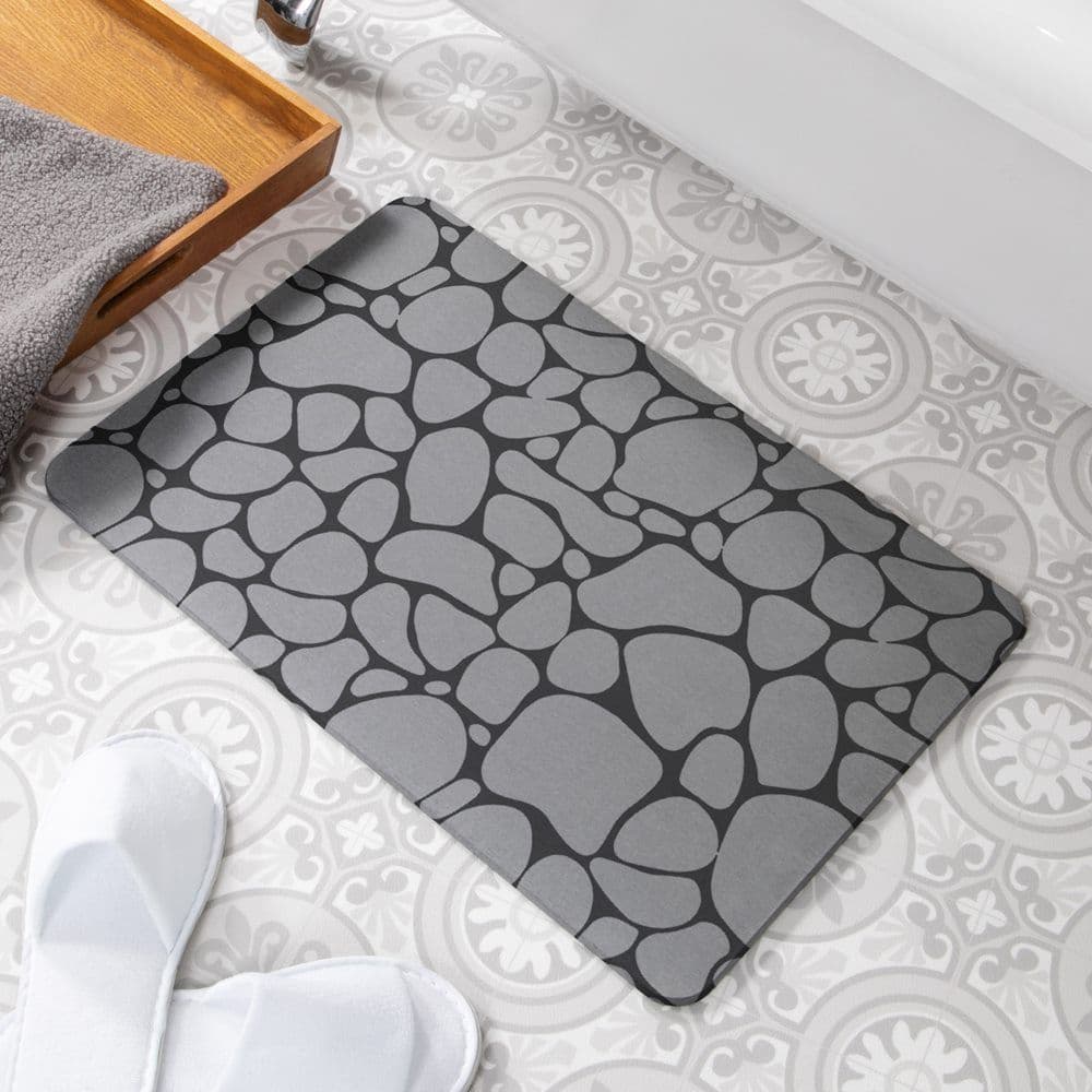Pebbles Stone Non Slip Bath Mat