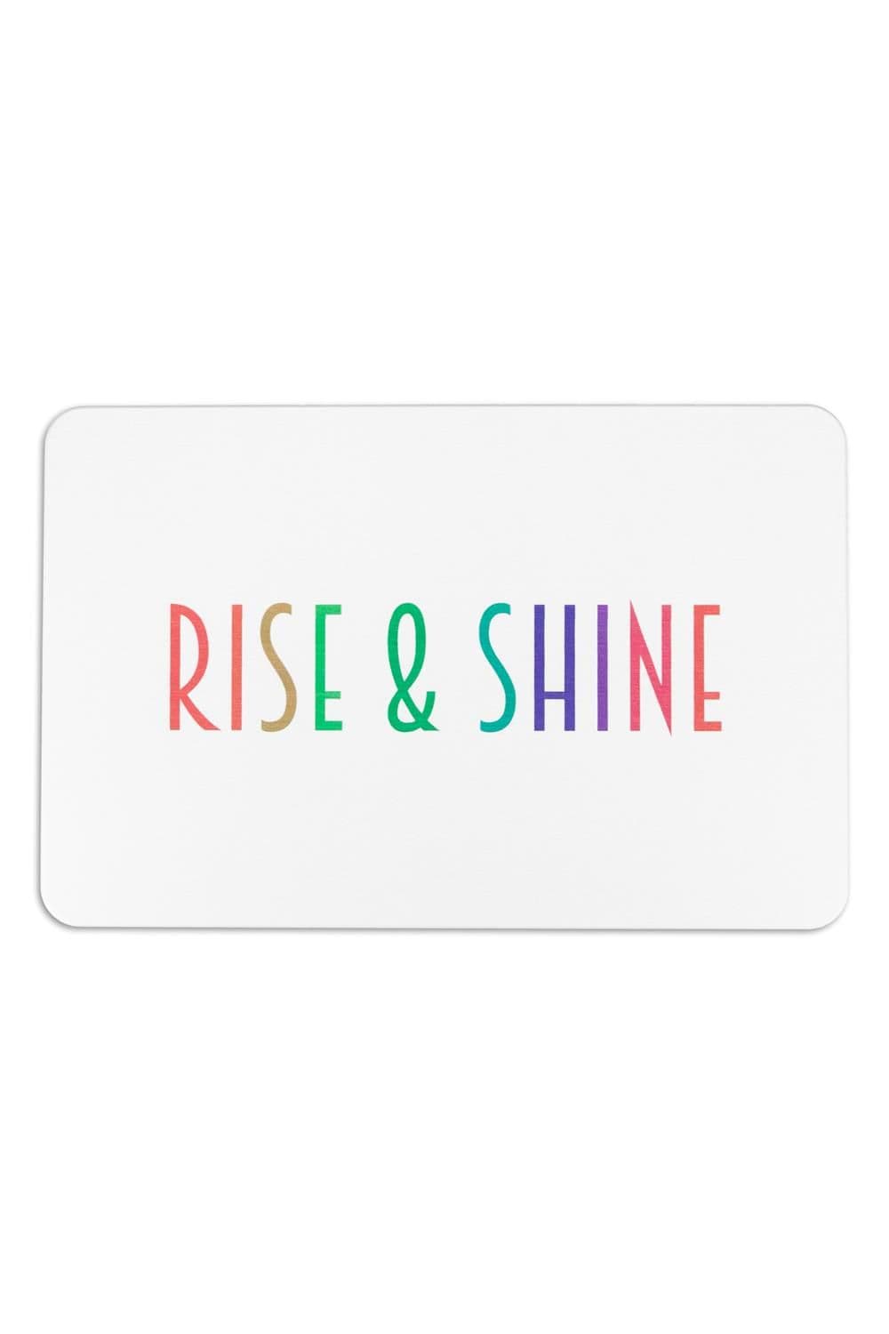Rise & Shine Stone Non Slip Bath Mat