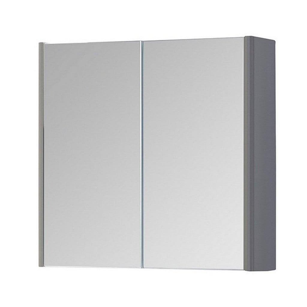Basalt 80cm 2 Door Bathroom Mirror Cabinet