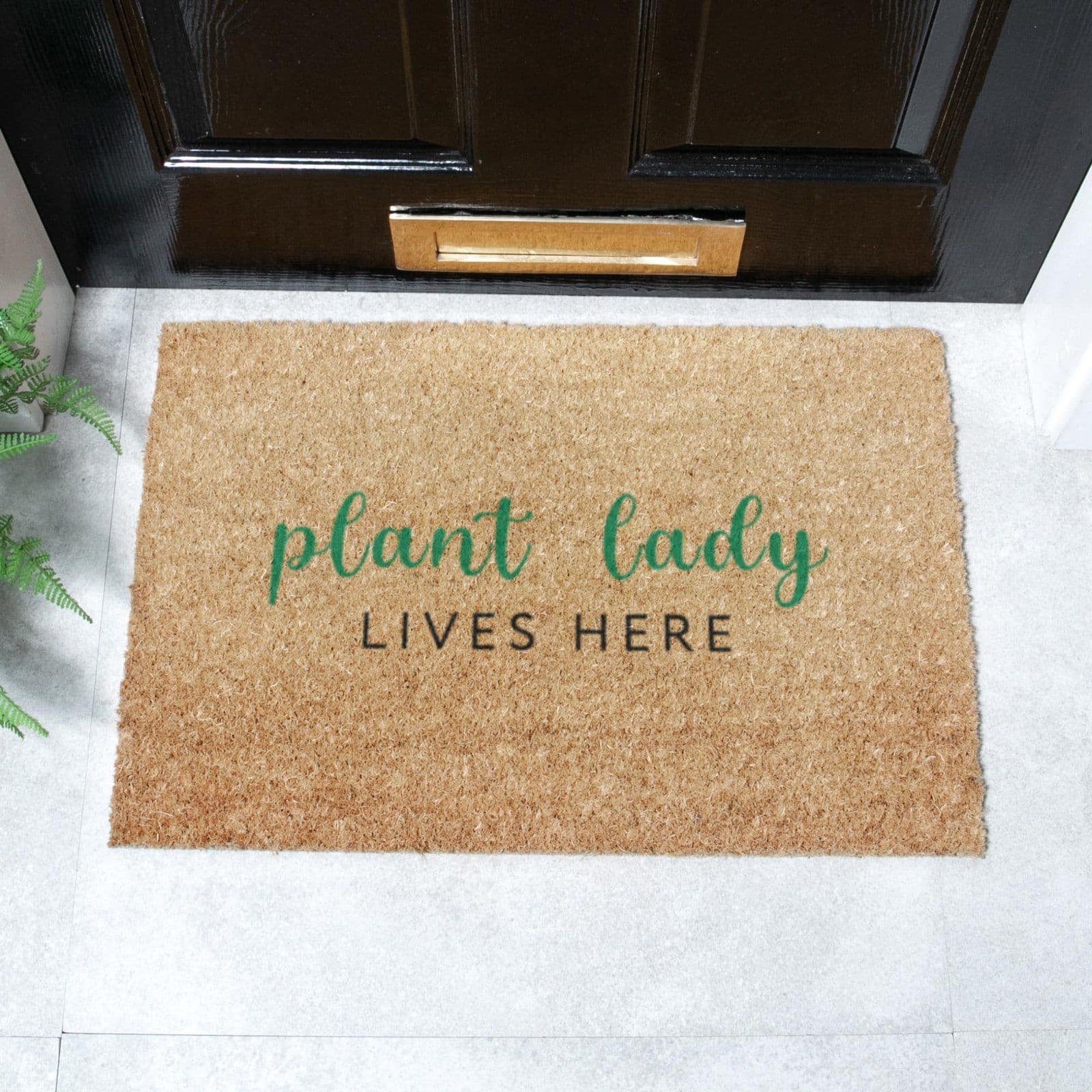Plant Lives Here Doormat