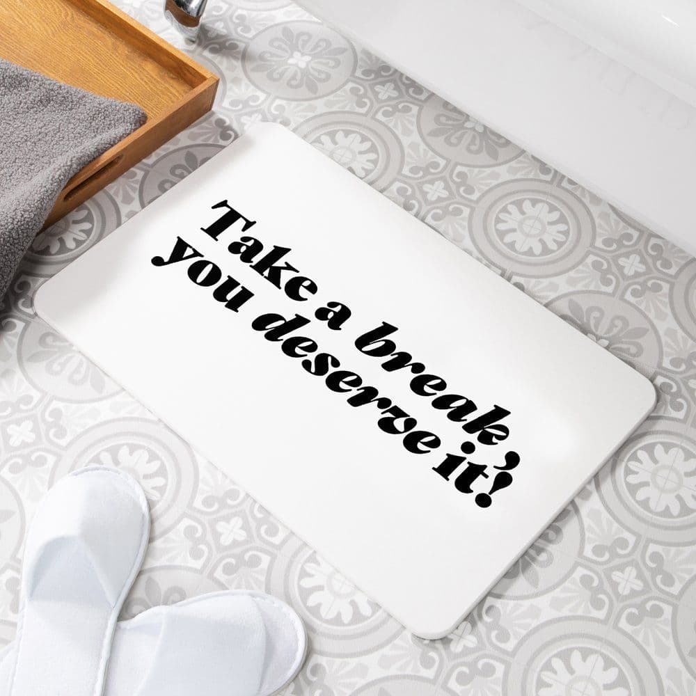 Take Break Non Slip Bath Mat