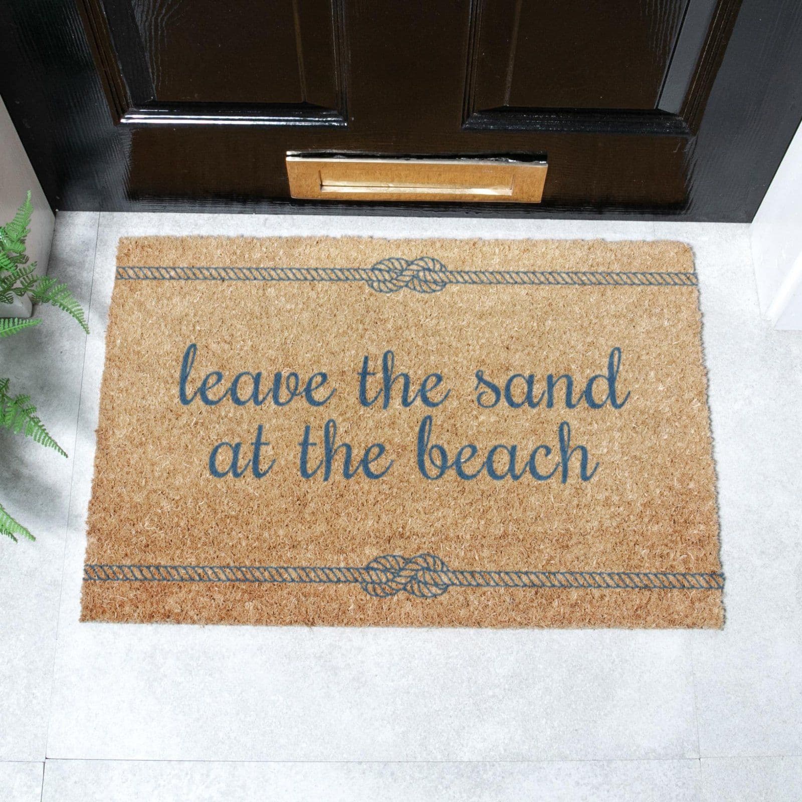 Leave At Beach Doormat
