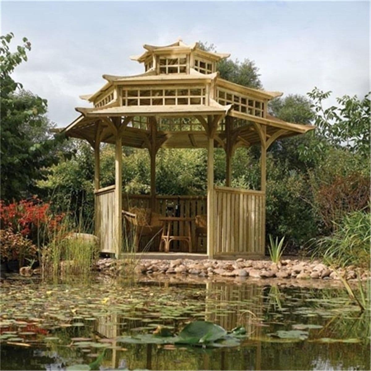 Pressure Treated 6 Sided Pagoda