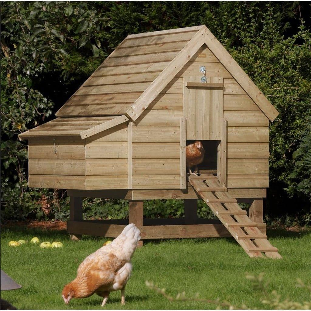 Spacious Chicken Coop