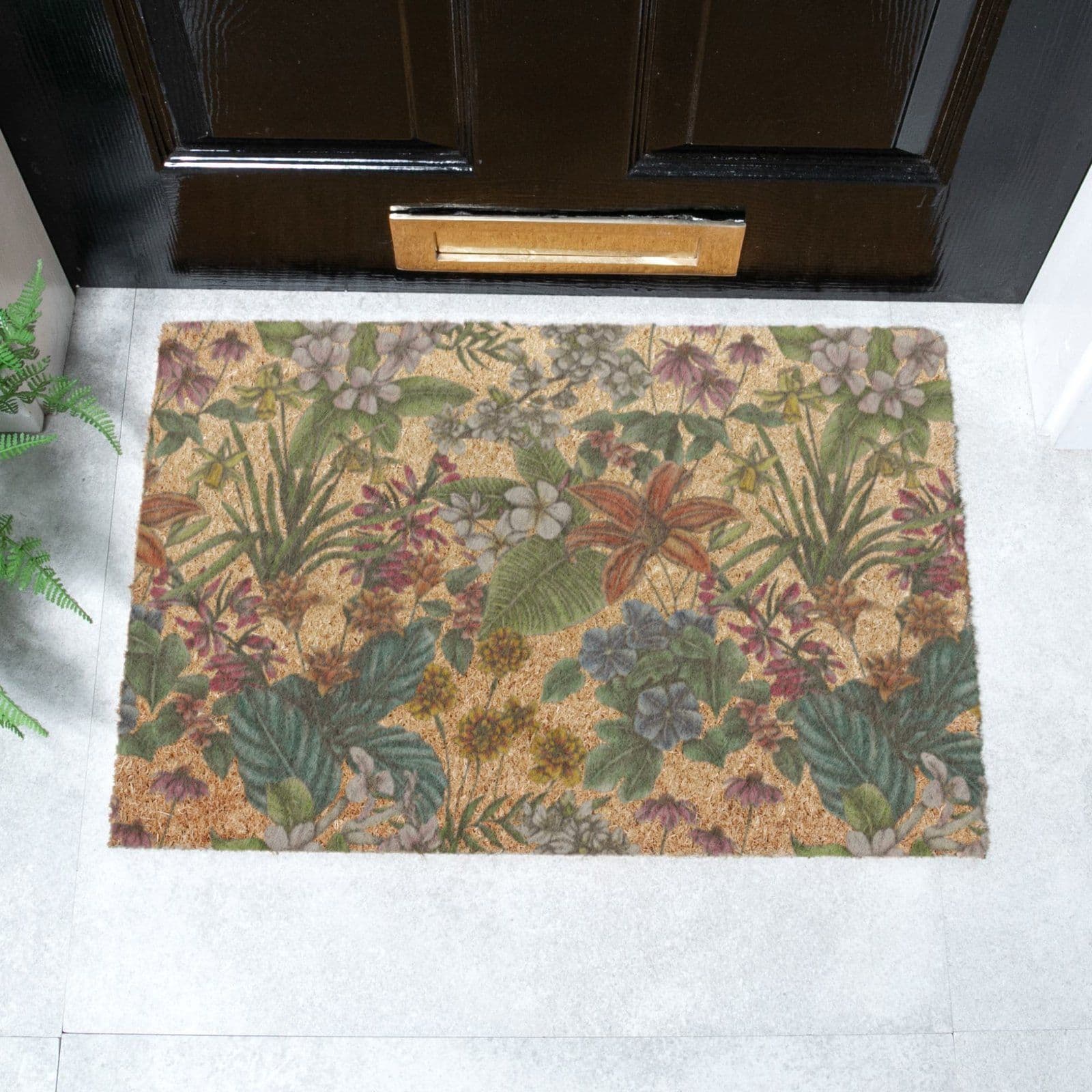 Language Flowers x Celia Battaini Doormat