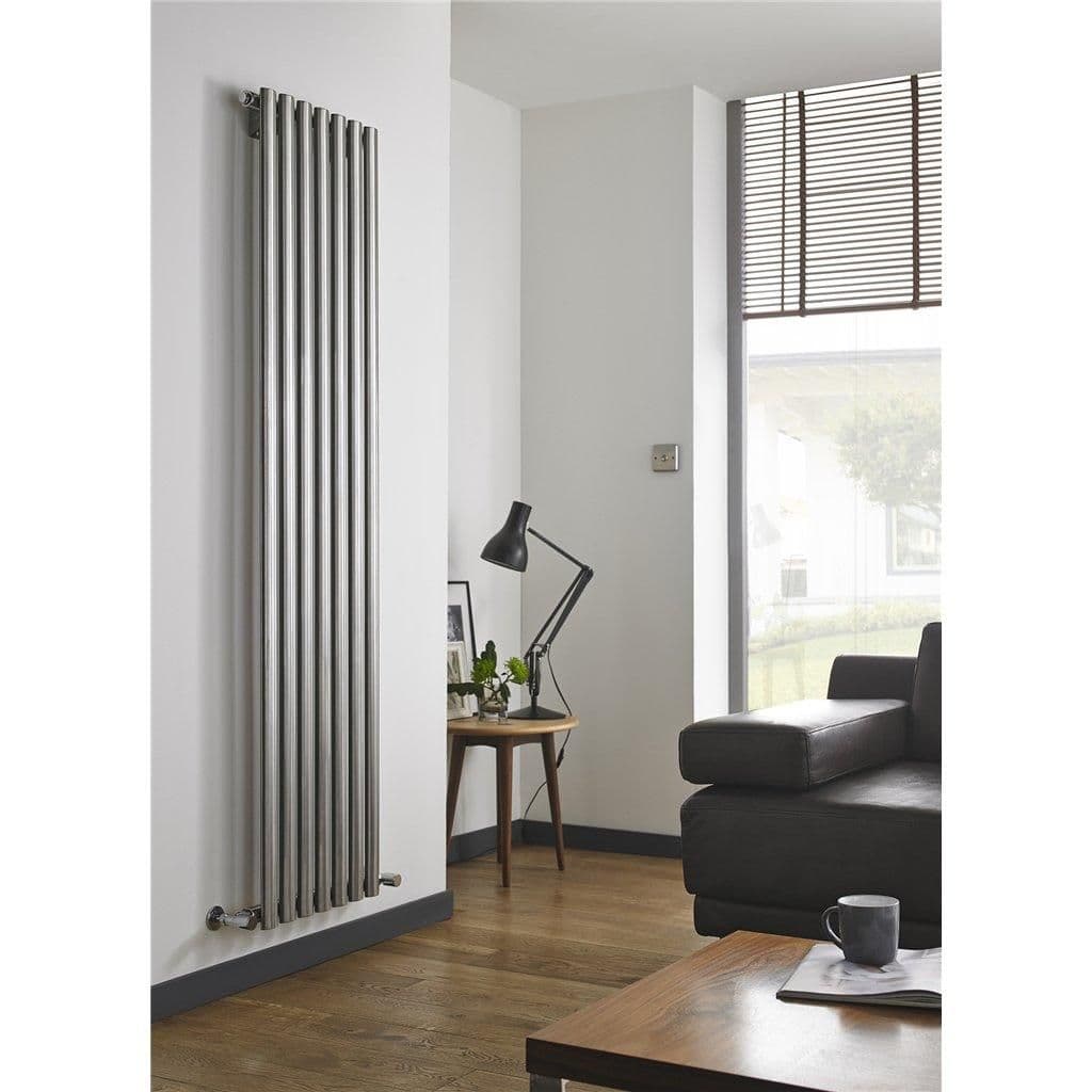 Stainless Vertical Single Panel Radiator 1800mm x 310mm