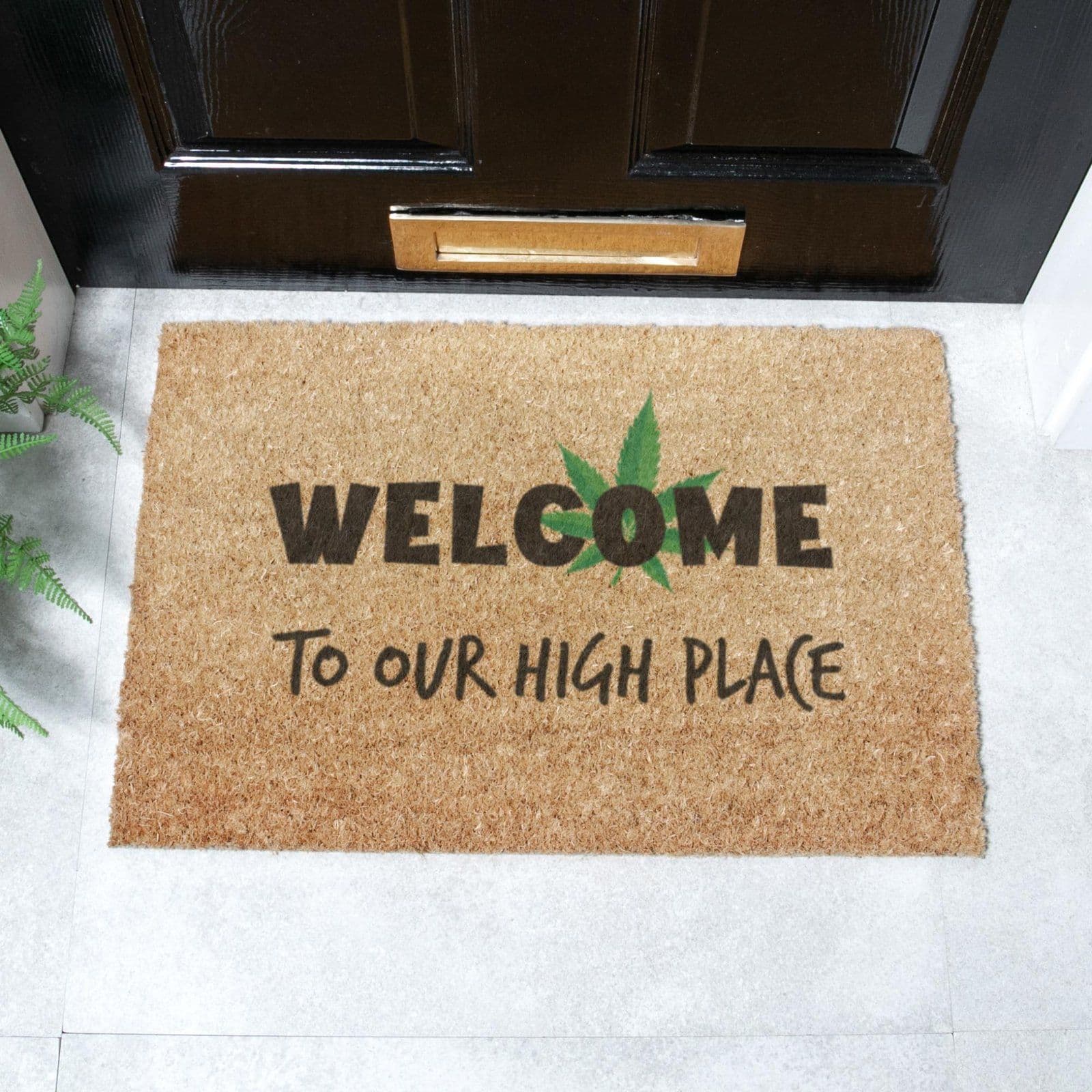Welcome To Our High Place Doormat