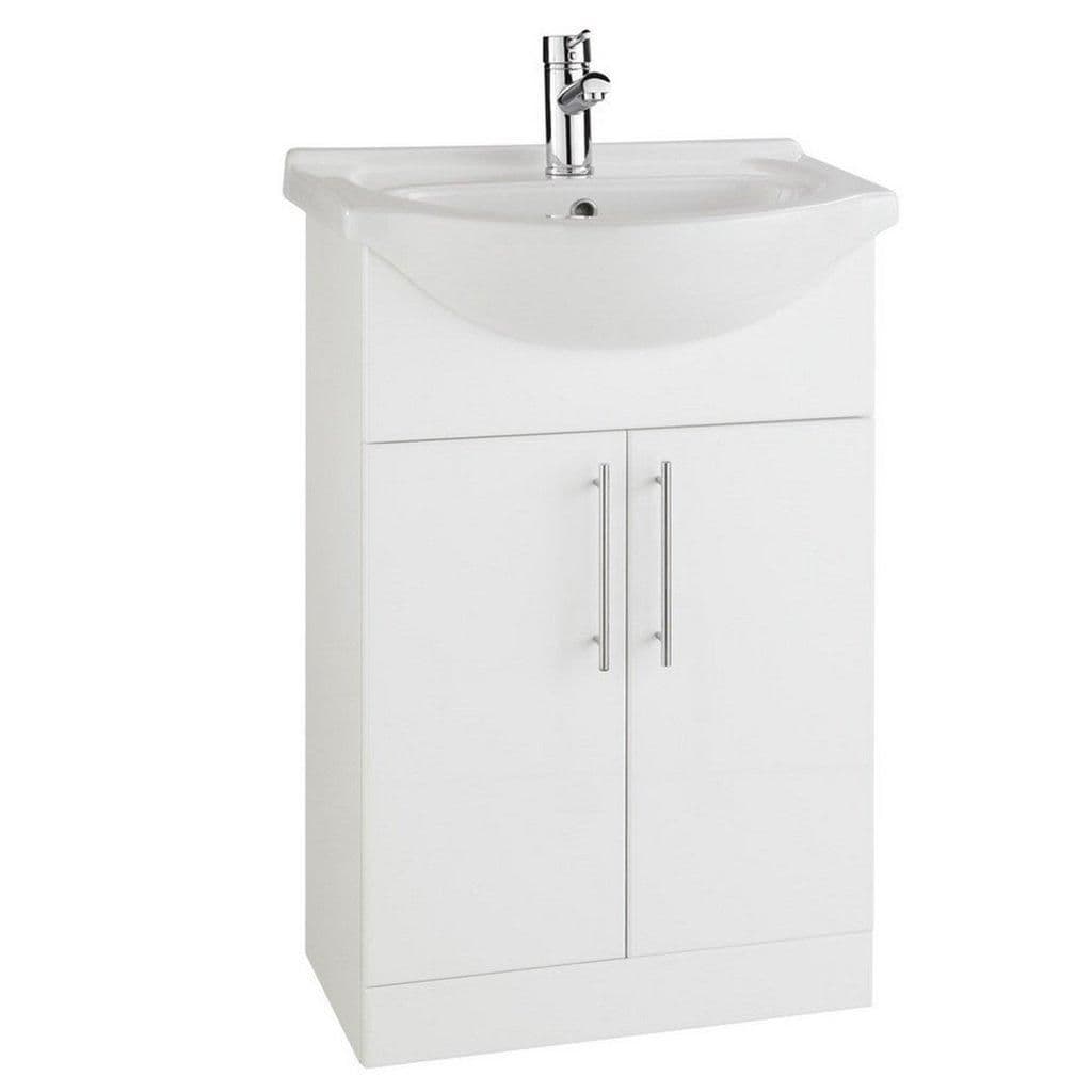 Gloss Bathroom 550mm Unit Basin