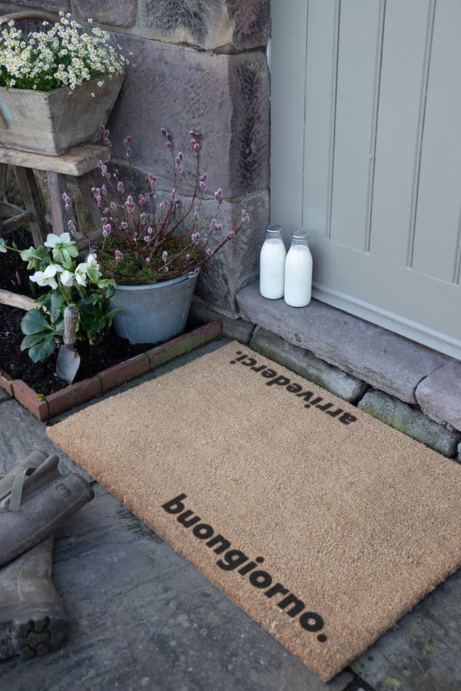 Arrivederci Country Coir Doormat