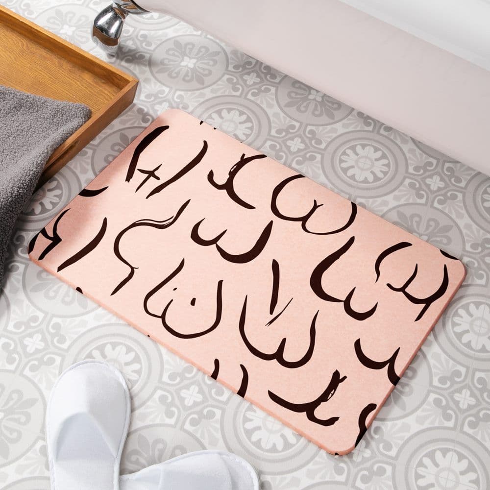 Bums Stone Non Slip Bath Mat