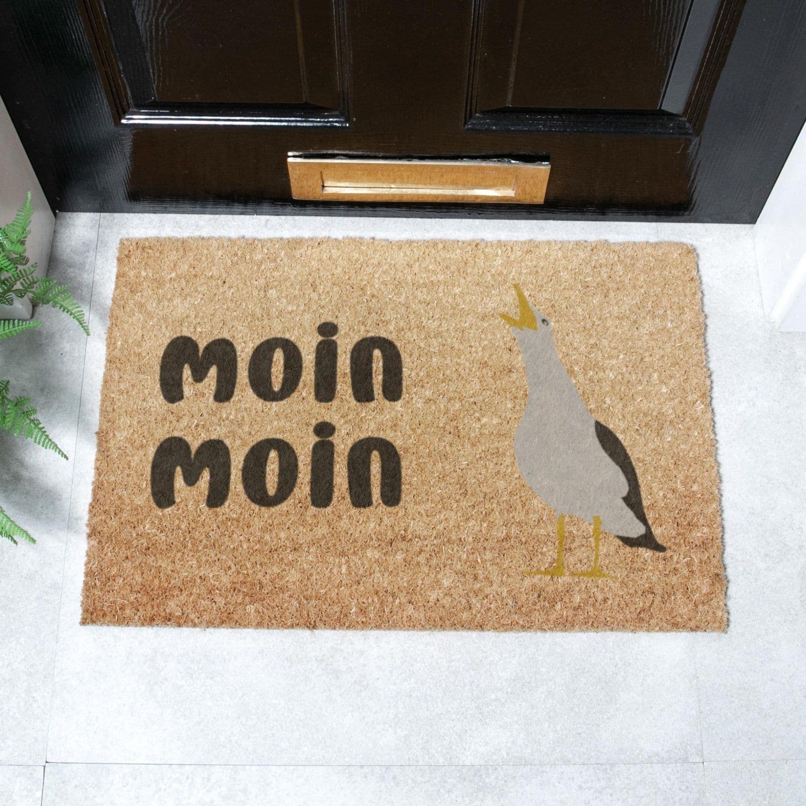 Moin Moin Seagull Doormat