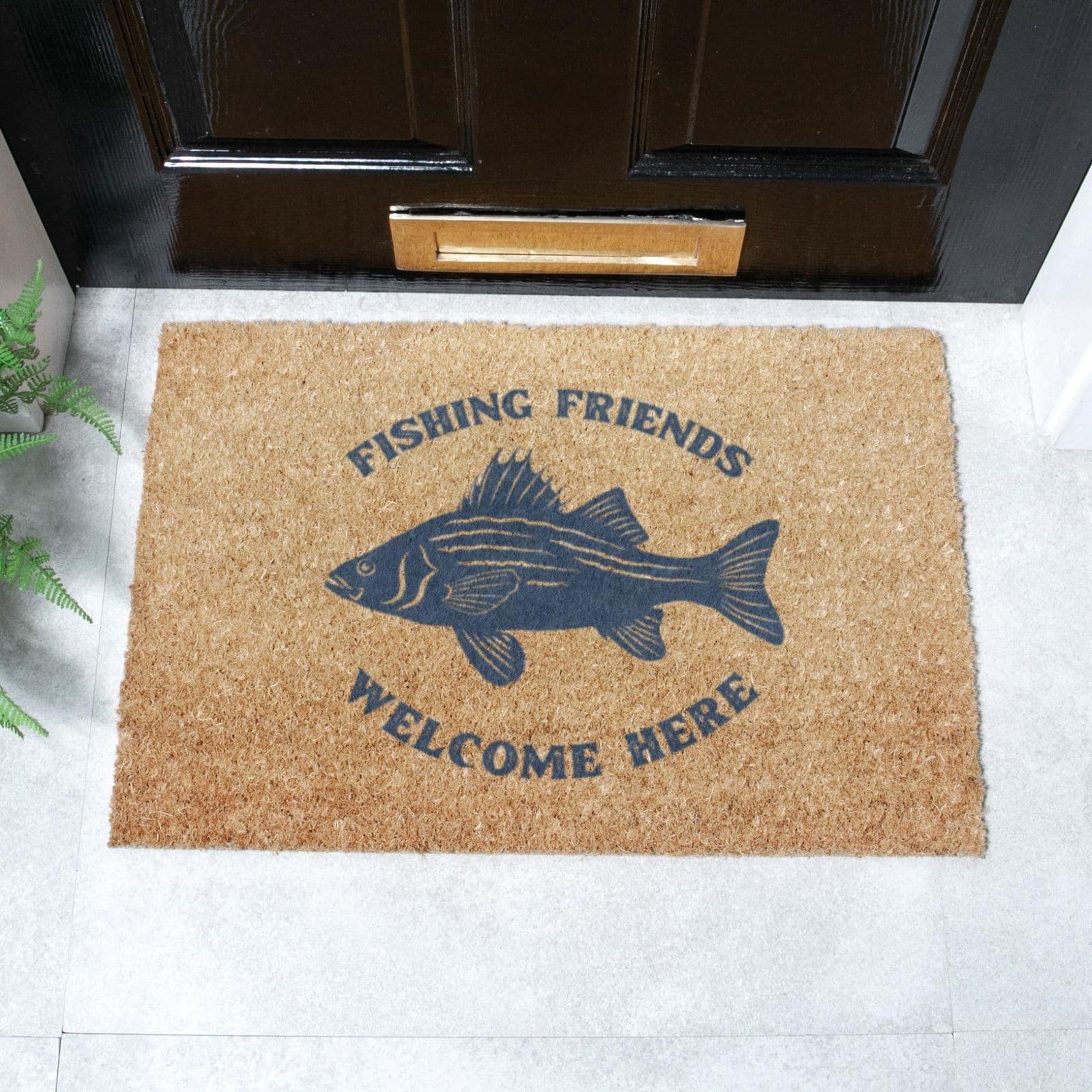 Fishing Friends Welcome Doormat