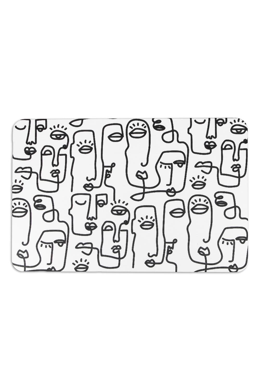 Faces Stone Non Slip Bath Mat