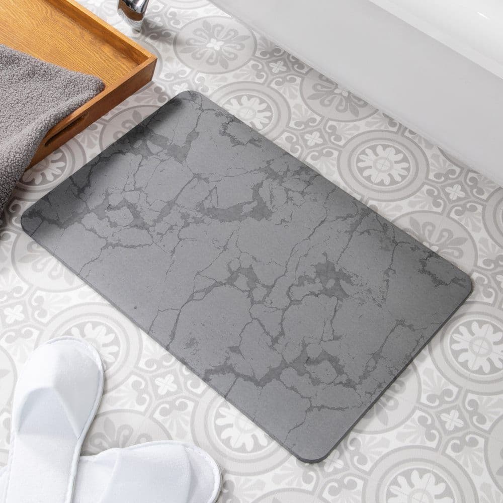 Stone Pattern Stone Non Slip Bath Mat