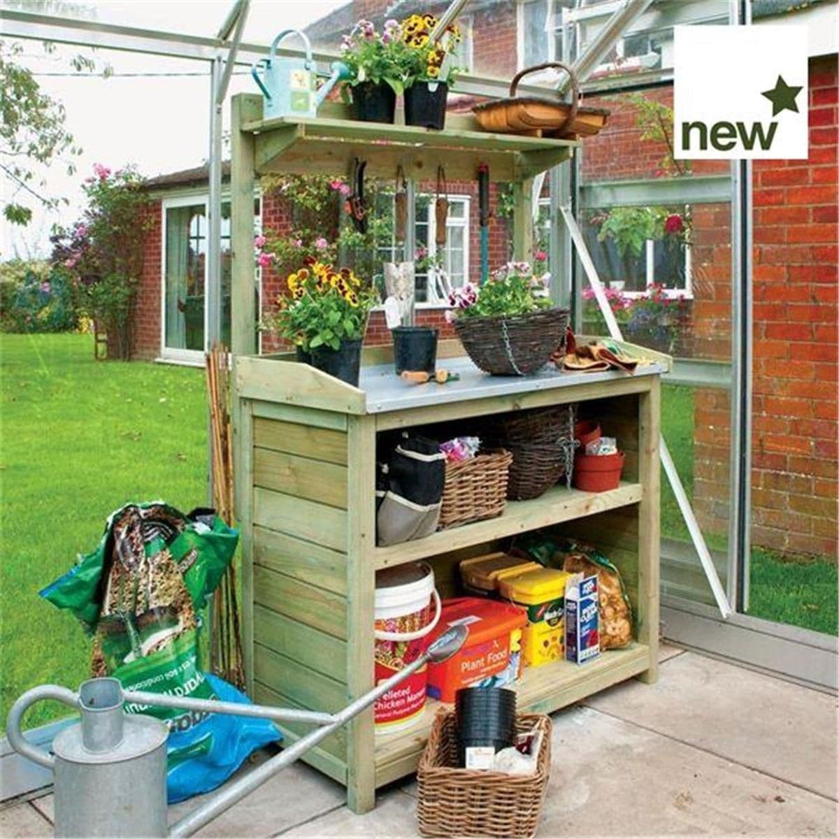 Deluxe Potting Bench workstation