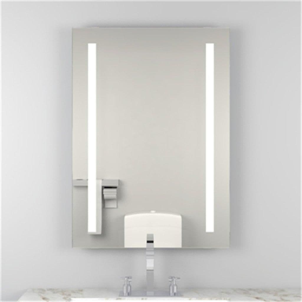 70cm Rectangle LED Bathroom Wall Mirror Demister Pad