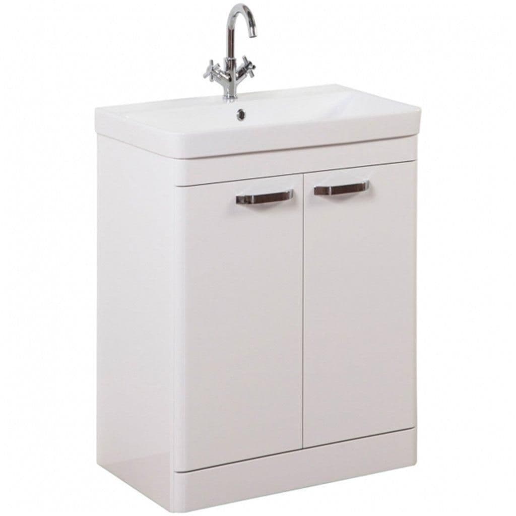 Gloss 2 Door Standing Unit Basin 500mm Wide