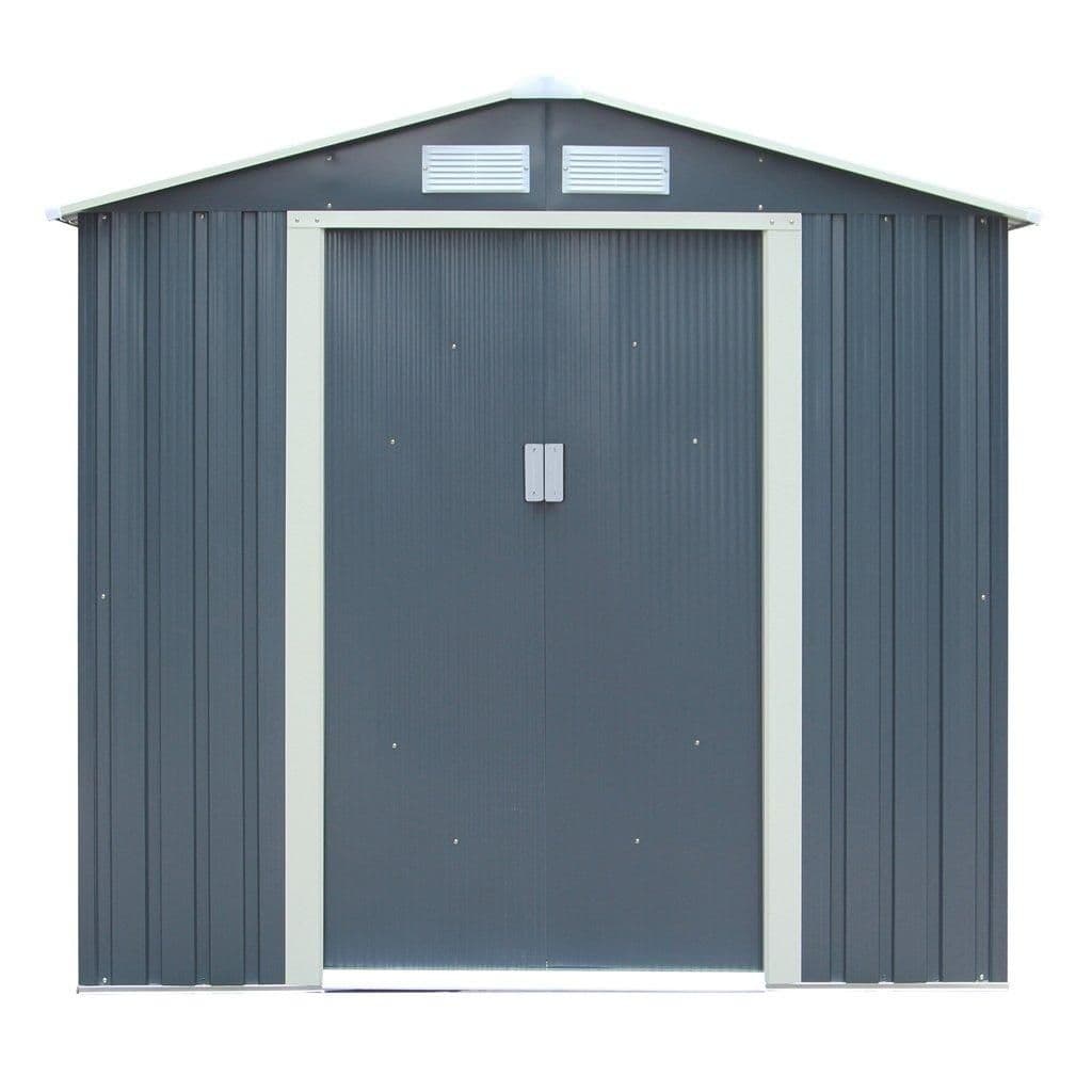 6 x 4 Double Door Metal Apex Shed
