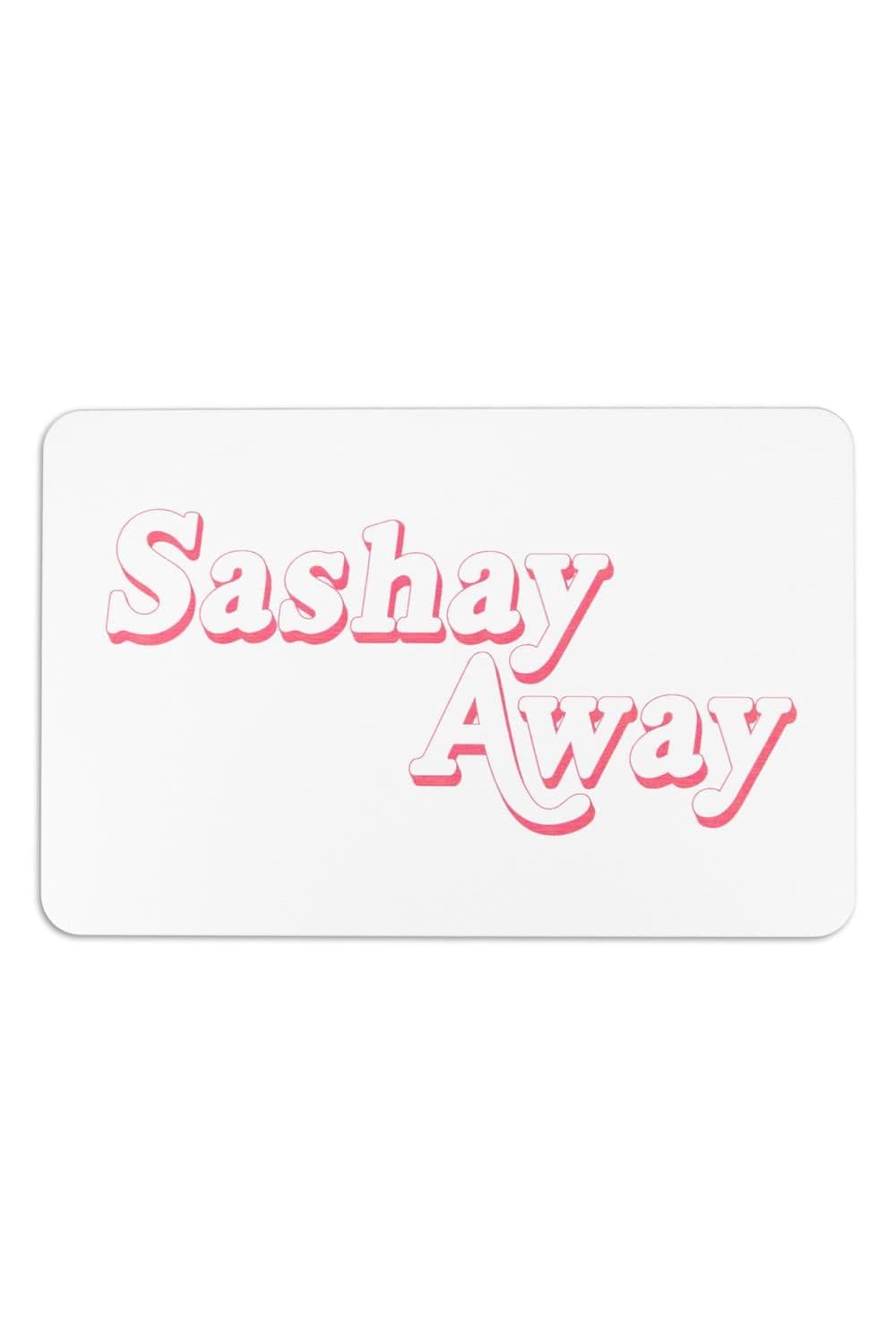 Sashay Away Stone Non Slip Bath Mat
