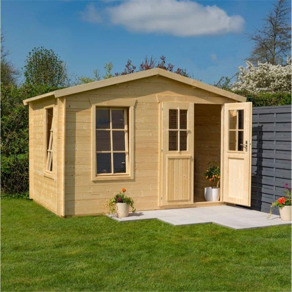 11 x 7 Studio Apex Log Cabin